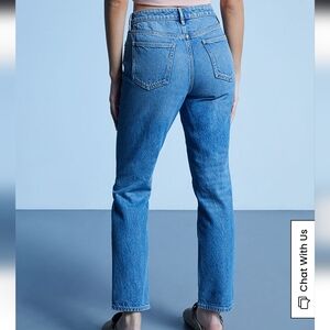 Pacsun Mom Jeans Medium Blue Distressed 100% Cotton  Women's Size 28